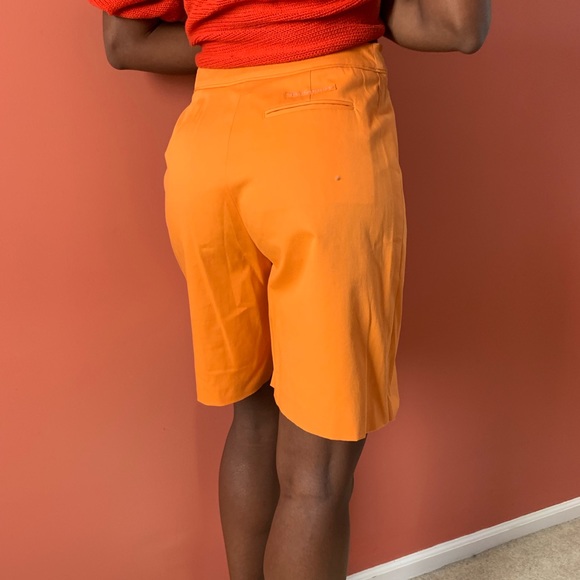 Tangerine Burberry skort - Picture 2 of 3